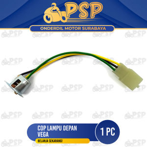Cop Lampu Depan Vega - Pitingan Fitting Fiting Piting Socket Soket Dop Depan Yamaha Vega 100cc Lampu