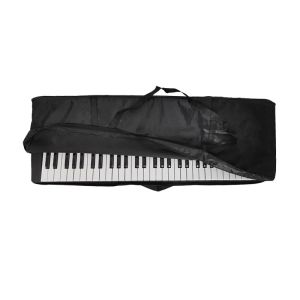 PLAYOU Portable 61 Key Electronic Piano Keyboard Gig Bag Carrying Bag Storage Holder Case 420D Cloth