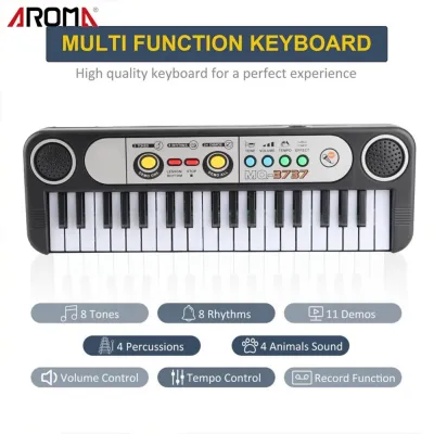 Aroma Piano điện Bàn phím điện Piano Người mới bắt đầu Bàn phím điện Piano Đàn organ điện Piano Đàn piano điện cầm tay Sở thích giải trí gia đình