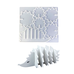 Phong cách đáng yêu HEDGEHOG Coaster khuôn trong mạnh mẽ Vật liệu silicon di động cho hộ gia đình và văn phòng Nguồn cung cấp sử dụng