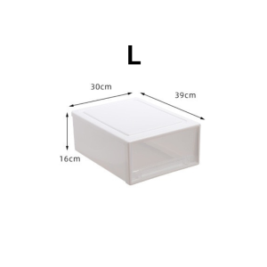 Stackable Storage Drawer / Space-Saving Clothes Organizer / PP Transparent Wardrobe Storage Drawer Local Stock