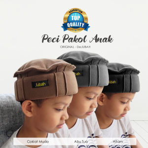 Peci pakol anak Peci Pakol Taliban Anak merek DeJubah nyaman untuk sholat Kekinian dan Gaul