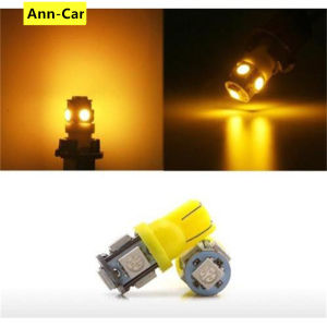 【Ann-Car】1PCS T10 LED BULB 5050 5 SMD 12V Car Interior Dome Light LED Bulbs Parking Marker Backup Lights Super Bright Auto Lamp