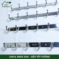 Móc treo đồ nhà tắm Inox 304 PHÁT ĐẠT (6,7,8 móc) không rỉ sét, Móc áo đầu bi inox, giá treo inox (SP012B). 