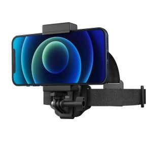 TELESIN 2 in 1 Head Strap Hat Clip Mount for Smartphone GoPro Insta360 DJI Action Camera