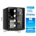 Safe Box Electronic Password Safe Steel Safe Deposit Anti-theft Alarm Safe For Home Office. 