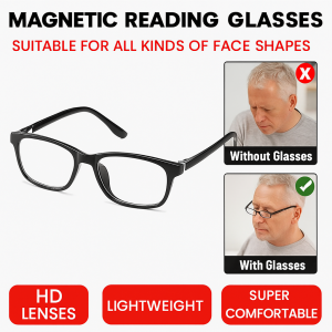 Magnetic reading glasses