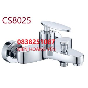 Củ sen tắm vòi sen tắm nóng lạnh bằng đồng mạ Crom tặng kèm tay sen bảo hành 1 năm
