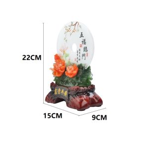 Jade Tree Decorations Feng Shui Ornaments Get Rich Lucky Chinese Style Blessing Living Room Display Housewarming Gifts TV Cabinet Home Decorations