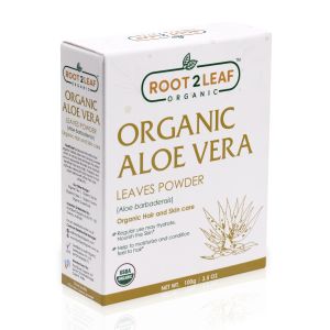 CERTIFIED ORGANIC ALOE VERA LEAVES POWDER 100GMS (Skincare Facecare Haircare)