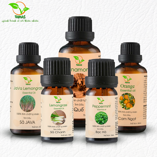 Tinh Dầu Sả Chanh 100ml/50ml Nguyên Chất TAMAS,  Đuổi Muỗi Và Côn Trùng, Khử Mùi Ẩm Mốc Tạo Hương Thơm Tươi Mát Giúp Bé Ngủ Ngon