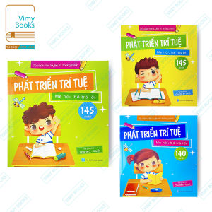 Sách -Bộ 3 Cuốn 145 Câu Hỏi Phát Triển Trí Tuệ - Mẹ Hỏi Bé Trả Lời