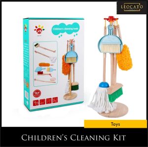 Childrens Cleaning Kit Pretend Play Cleaning Tools For Kids