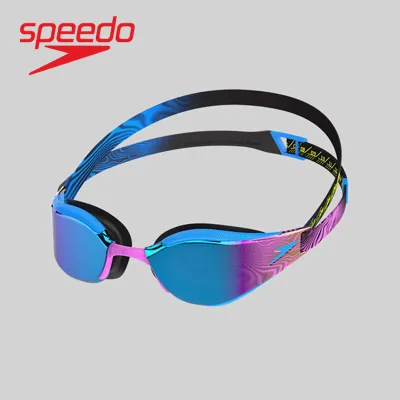 Speedo Unisexs Goggles - Fastskin Hyper Elite Mirrored (AsiaFit) - Blu/(Blue Mirror) - 8-12819002