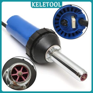 1000W/1600W 220V  Pistol Las Plastic Welding Gun  Alat Las Tembak Mesin Las Plastik  Hot Air Gun Kit Nozzles Speed Welding Torch Kepala  Dengan Mesin Las Plastik Nozzle Roller Heat Gun Kit Welder Untuk Bumper PP PVC