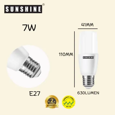 【2 Year Warranty】SUNSHINE LED Stick Bulb E27 E14 G24D 5W 7W 9W 12W Mentol Lampu Rod Pin Lamp 3000K 4000K 6500K