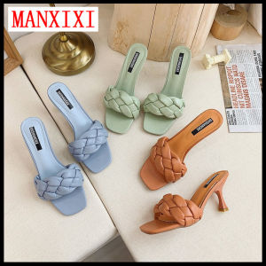 Dép Thời Trang Thương Hiệu MANXIXI Giày Cao Gót Xăng Đan Gợi Cảm Đẹp 2.95 Inch Dành Cho Nữ (Cỡ 35-40)