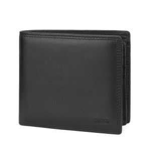 2024 New Open Leather Wallet for Man Genuine Goods Soft Mens Wallet Cowhide Two Fold Cowhide Coin Purse Custom