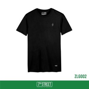 เสื้อยืดสีพื้น 7th Street ของแท้ รุ่น (โลโก้โลหะ) ZLG คอกลม ผ้านิ่ม ใส่สบาย ระบายความร้อนได้ดี