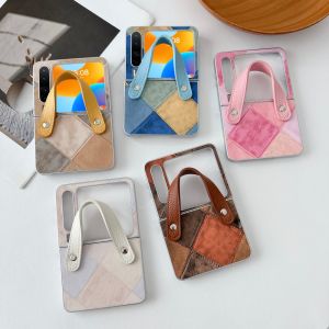 For Huawei Pura X Case Retro PU Leather Skin Handbag Protective Back Cover Case For Huawei pura x PuraX Full Cover Phone Shell