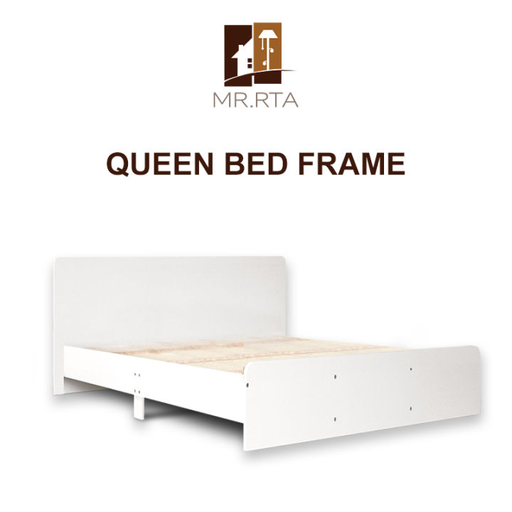 MR.RTA QUEEN BED WITH HEADBOARD/ Wooden QUEEN Bed Frame / Wooden Bed