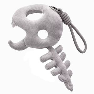 Kawaii Dinosaur Skeleton Keychain for Plush Doll Outfits Hooded Cape Sweet Doll Clothing Decor Accessories
