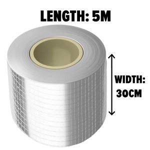 Multi-purpose Self-adhesive Waterproof Tape Stop Leakage Performance Auto Fix Strong Tape Power Atap Dinding Bocor Retak Leak Sealer Crack Repair Anti Leakage Tape (5cm/10cm/15cm x 5m)