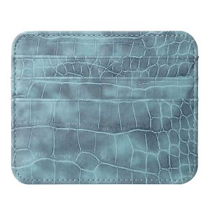 NAELIN Ultra-thin Card Holder Double-sided PU Leather Credit Card Sleeve Organizer Coin Pouch Card Protector Card Storage