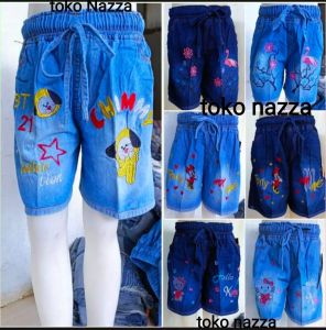 celana jeans pendek anak perempuan
