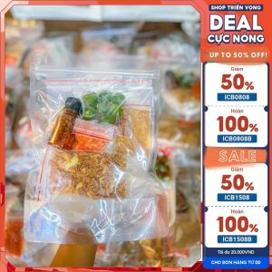 Set bánh tráng phơi sương rìa muối nhuyễn tép Bon Bon bánh tráng rìa muối nhuyễn tép sate tắc Tây Ninh - 04100095