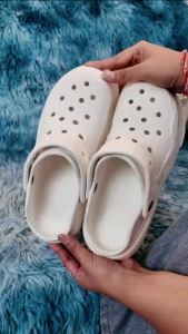 Hello Polo รุ่น HP8053 รองเท้าแตะหัวโต รองเท้ารัดส้น แบบสวม ทรงมินิมอล Size 36-41 EVA แฟชั่นผู้หญิง กันลื่น พื้นหนานุ่ม