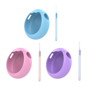 Linh hoạt Silicone Bìa bao vây cho Thiên Đường tương tác thú cưng ảo máy chơi trò chơi tay áo vỏ với dây Lanyard có thể tháo rời