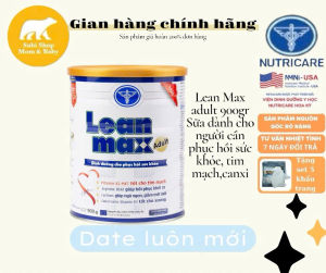 Sữa LeanMax Adult Lon 900g Dinh dưỡng hồi phục sức khỏe cho người bệnh người cao tuổi