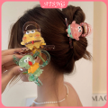 Aishg SpongeBob Squarepants Acetate kẹp tóc nữ dễ thương phong cách Đại học nhỏ phụ kiện tóc kẹp tóc Cá Mập tươi. 