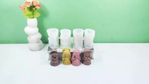 Kirilgu Princess Girl Silicone Mold Handmade Soap Chocolate Mould Craft 4Y1Z7