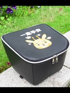 Electric bike basket inner liner front basket waterproof dust cover with lid inner basket battery bicycle basket storage tool car bag