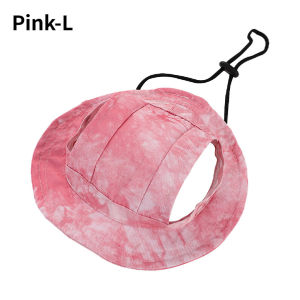 Hat for Dog Shih Tzu Cat Dog Hat Pet Dog Bucket Hat With Ear Holes Adjustable Pet Fisherman Cap