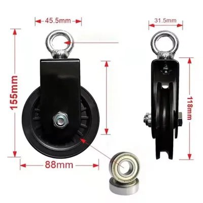 Katrol Pulley Cable Gym / Roda Katrol Pull Down Fitness
