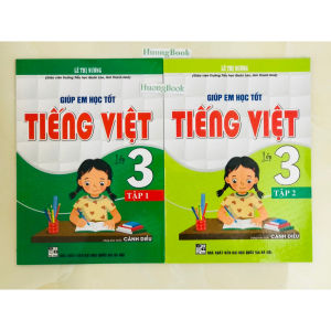 Sách - Combo Giúp Em Học Tốt Tiếng Việt Lớp 3 - Tập 1 + 2 (Dùng Kèm SGK Cánh Diều)