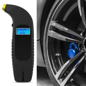 Portable Tire Pressure Gauges with Tyre Depth Gauges Digital Tire Pressure Monitoring Car Tyre Air Pressure Gauges Meter