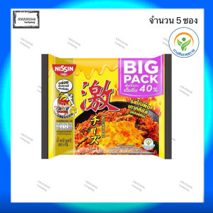 นิสชิน บิ๊กแพคซอง รสไก่เผ็ดเกาหลีชีส ขนาด 86 กรัม จำนวน 5 ซอง