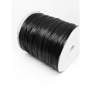 Tali Korea 1 mm 15 mm 2 mm 3 mm Hitam Warna Warni Tali Kulit Bahan Membuat Kalung Gelang Aksesoris Tali Wax Waxed Waterproof