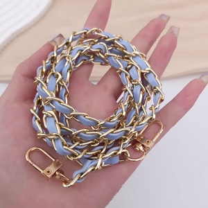 สายโซ่กระเป๋าสตางค์หนังโลหะยาว47 "สำหรับกระเป๋าสะพายคาดลำตัวกระเป๋าถือคลัทช์ Tali Bahu เปลี่ยน