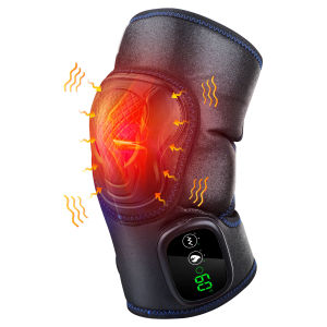 Agdoad Infrared Heated Knee Therapy Massager Adjustable Knee Calf Elbow Joint Wrap Massager Pain Relief