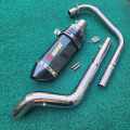 Akraphovic fullsystem for Sigma 250 51mm stainless elbow. 