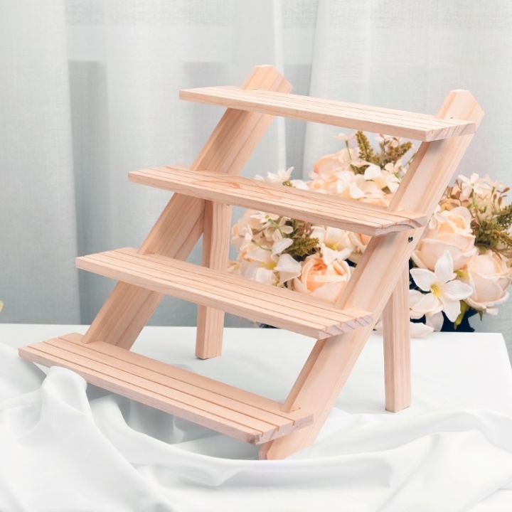 Store Ladder Display Racks 【Local shipment】ladder display storage rack indoor and outdoor solid ...