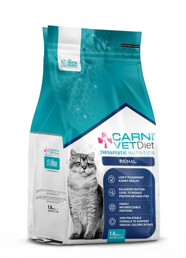 CARNI VET DIET RENAL KIDNEY VETERINARY PRESCRIPTION FOR CATS 1.5