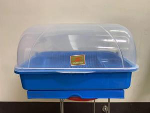 Plastic Kitchen Storage Dish Drainer With Cover/Organiser Kitchen Dish Rack