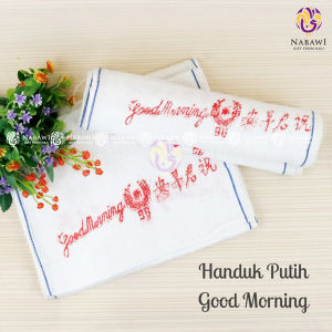 Handuk Good Morning Handuk Wajah Handuk Olahraga Perlengkapan Haji dan Umroh