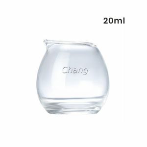Chang เหยือกแก้วใส่นม mini สไตล์ญี่ปุ่น สําหรับใส่นม กาแฟ ชา 20ml/50ml Mini glass